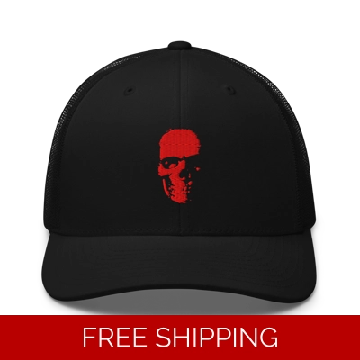 B.A.G.S. Skull Logo Trucker Hat